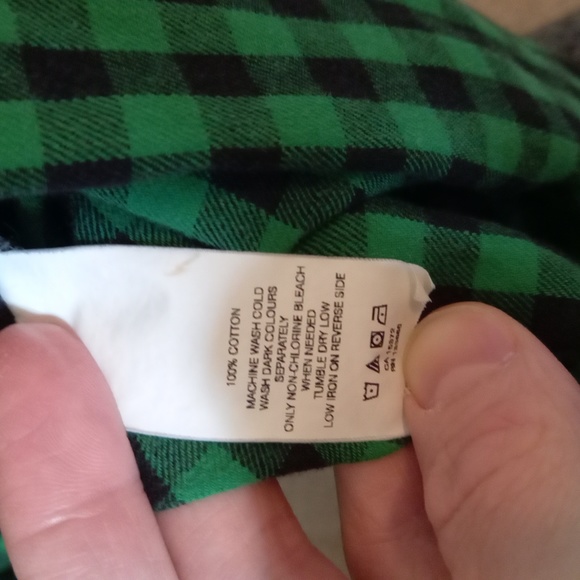 Mens L Flannel Shirt - Picture 3 of 4